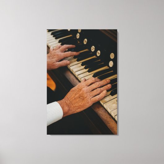 Cool Piano Artwork Canvas Afdruk (Voorkant)