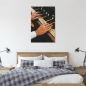 Cool Piano Artwork Canvas Afdruk (Insitu (Slaapkamer))