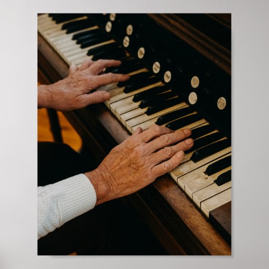 Cool Piano Artwork Poster (Voorkant)