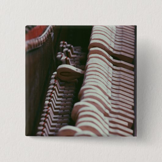Cool Piano Artwork Vierkante Button 5,1 Cm (Voorkant)