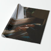 Cool Piano Cadeaupapier (Uitgerold)