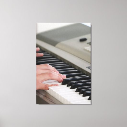 Cool Piano Canvas Afdruk (Voorkant)