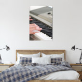Cool Piano Canvas Afdruk (Insitu (Slaapkamer))