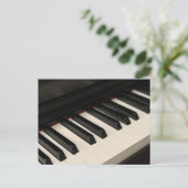 Cool Piano Design Briefkaart (Staand voorkant)