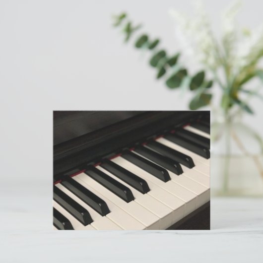 Cool Piano Design Briefkaart (Staand voorkant)