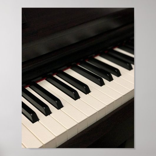 Cool Piano Design Poster (Voorkant)