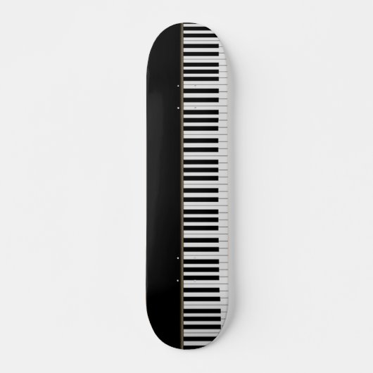 Cool Piano Keys, zwart Skateboard (Voorkant)