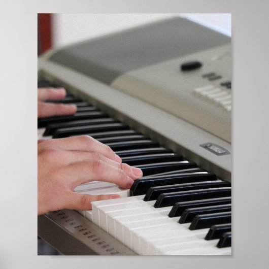Cool Piano Poster (Voorkant)