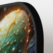 Cool Pickle / Pickleball art Paddle (Links Detail)