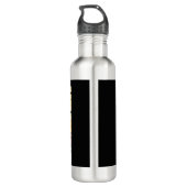 Cool Pickleball Art voor mannen Paddle Picklebal Waterfles (Achterkant)