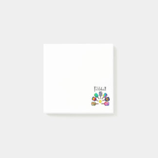 Cool Pickleball Paddle Sports Rainbow Post-it® Notes