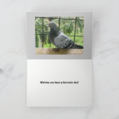 Cool Pigeon Birthday Kaart (Binnen)