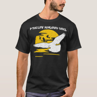 Cool Pigeon Racing for Girls Kinder Homing Pigeon  T-shirt