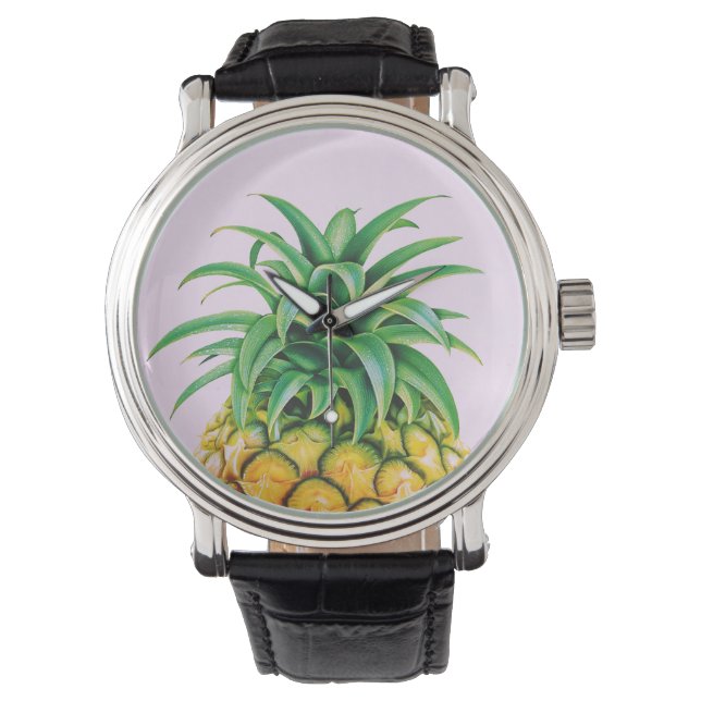 Cool Pineappel Horloge (Voorkant)