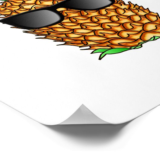 Cool Pineappel Poster (Hoek)