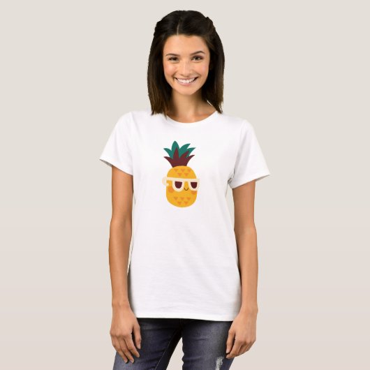 Cool Pineappel TShirt (Voorkant volledig)