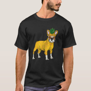 Cool Pineapple Pug Funny Tropical Summer Pup Ani T-shirt
