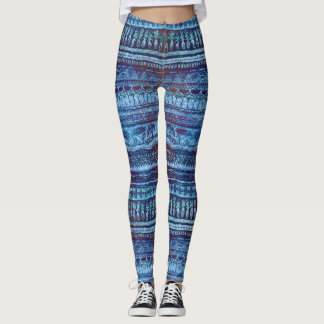 Cool Pineapple Tribal Patroon Leggings