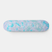 Cool Pink Clouds Bussin Skateboard pour débutants (Horz)