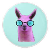 Cool Pink Llama! Deurknoppen Keramische Knop (Voorkant)