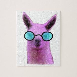 Cool Pink Llama! Legpuzzel