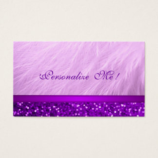 Cool Pink Paarse Girly Glitter / House-of-Grosch Visitekaartjes