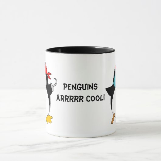 Cool Pirate Penguin Mok (Midden)