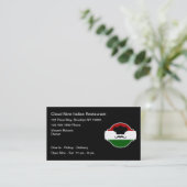 Cool Pizza Italiaans restaurant Visitekaartjes (Staand voorkant)