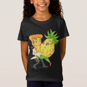 Cool Pizza Slice Pineapple Love Funny Italiaanse P T-shirt