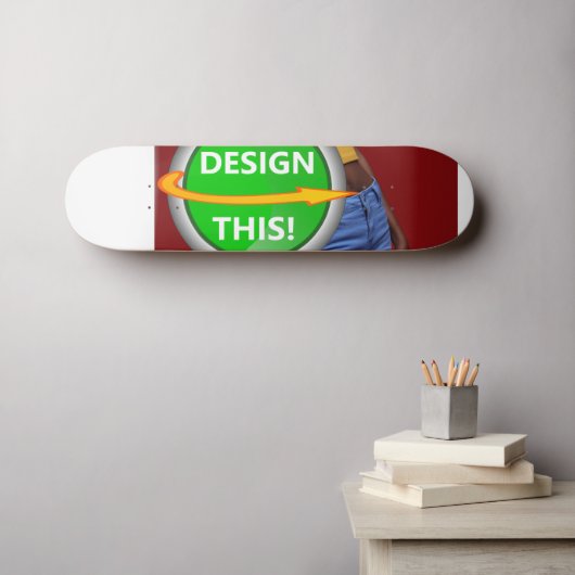 COOL ! Planche à skateboard - 8 1/4" - Personnalis (Art mural (Horz))