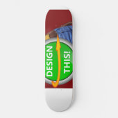 COOL ! Planche à skateboard - 8 1/4" - Personnalis (Recto)