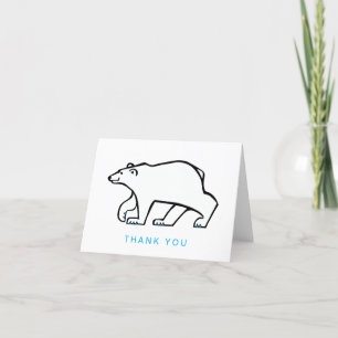Cool POLAR BEER- Dierenvriend- Arctic Wildlife - Bedankkaart