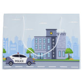 cool Police de la partie Grand sac cadeau (Devant)