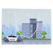 cool Police de la partie Grand sac cadeau (Dos)