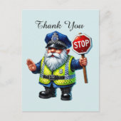 Cool Politie bedankt  Briefkaart (Voorkant)