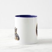 Cool politie kabouter voeg monogram toe mok (Midden)