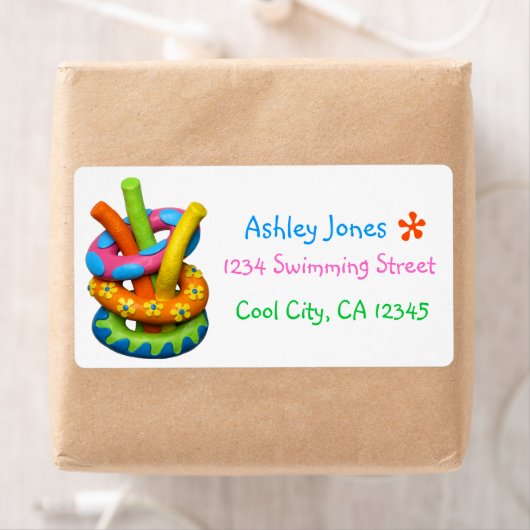 Cool Pool Party Etiket (Insitu)