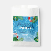 Cool Pool Party Verjaardag Dank u Bedankzakje (Voorkant)