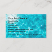Cool Pool Service Cartes de visite NOUVEAU (Devant)