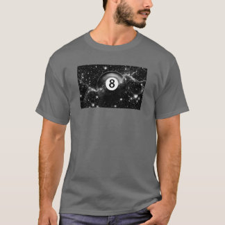 Cool Pool Speler 8 Ball Thema T-shirts