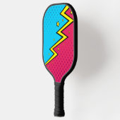 Cool Pop Art Lightning Pickleball Paddle (Links)