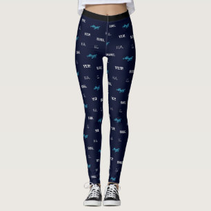 Cool Pop Cultuur Slogan Design Leggings