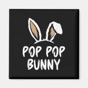 Cool Pop-pop Happy Easter Bunny Family Outfit Popp Magneet