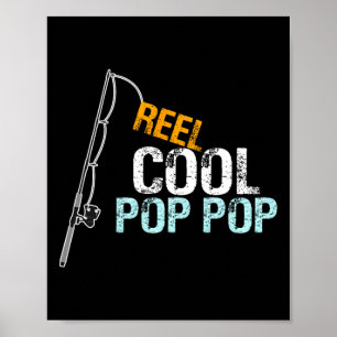 Cool Pop Pop poppop cadeau van kleindochter grands Poster