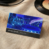 Cool Premium Metal - Platenspeler Scratching Music Visitekaartje