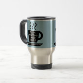 Cool Programmer Geek Coffee Addication Reisbeker (Voorkant links)