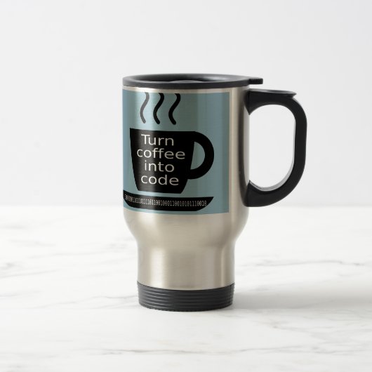 Cool Programmer Geek Coffee Addication Reisbeker (Rechts)