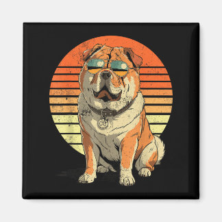 Cool proud chow chow men women vintage dog lovers  magneet