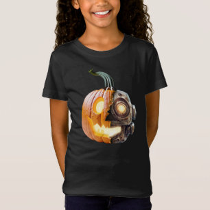 Cool Pumpkin Robot Halloween Thanksgiving Oogst T-shirt