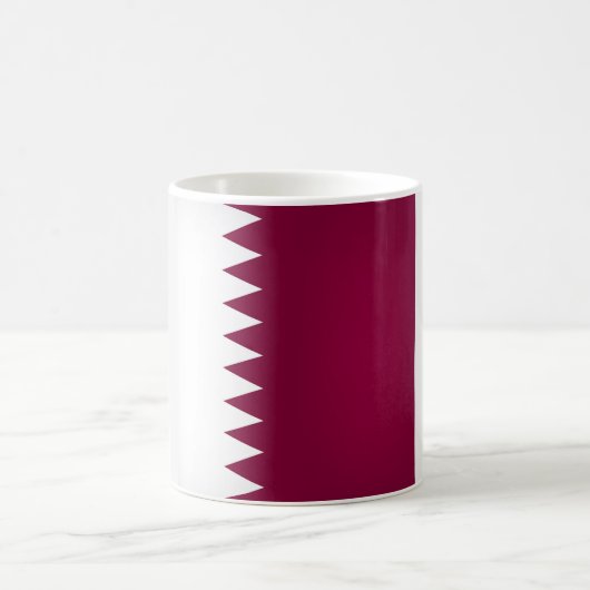 Cool Qatar Flag Koffiemok (Center)